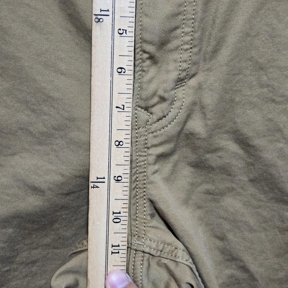 Banana Republic Traveler Athletic Tapered Fit Pants Mens 35x32 Tan Khaki Chino‎